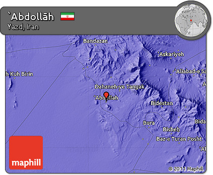 Political Map of `Abdollāh