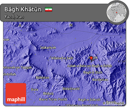 Political Map of Bāgh Khātūn