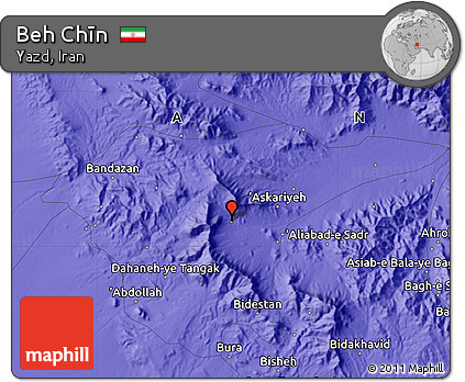 Political Map of Beh Chīn