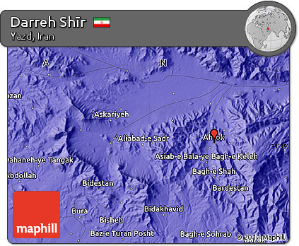 Political Map of Darreh Shīr