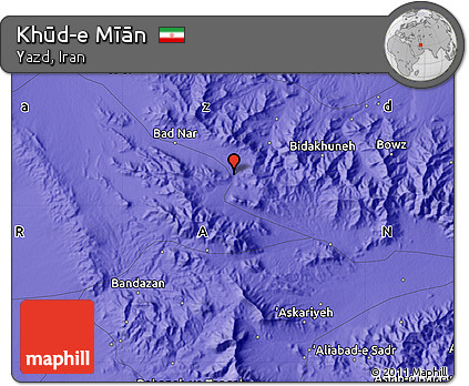 Political Map of Khūd-e Mīān