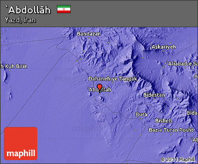 Political Map of `Abdollāh