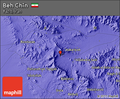 Political Map of Beh Chīn