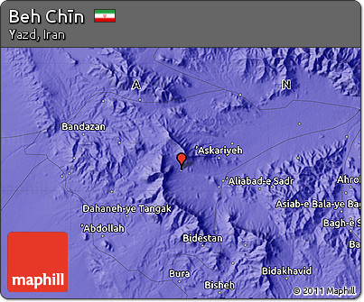 Political Map of Beh Chīn