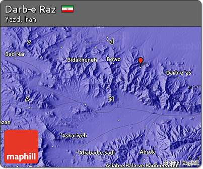 Political Map of Darb-e Raz