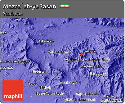 Political Map of Mazra`eh-ye Ḩasan