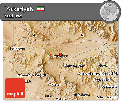 Satellite Map of `Askarīyeh