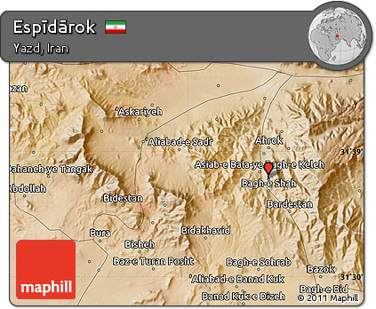 Satellite Map of Espīdārok