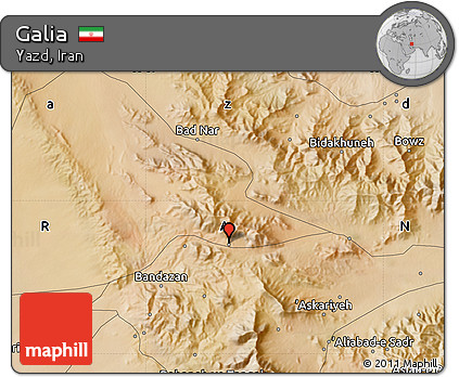 Satellite Map of Galia