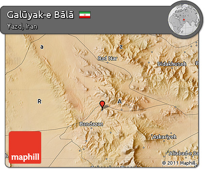 Satellite Map of Galūyak-e Bālā