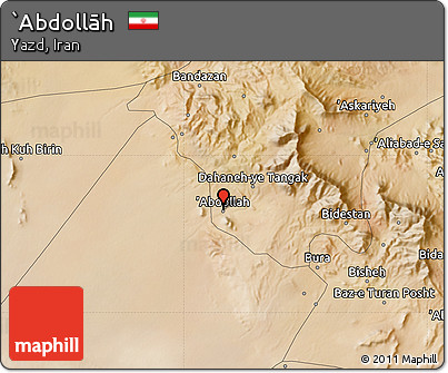 Satellite Map of `Abdollāh
