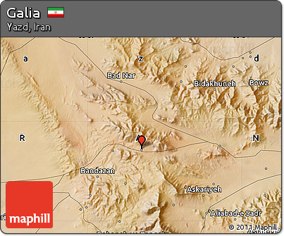 Satellite Map of Galia