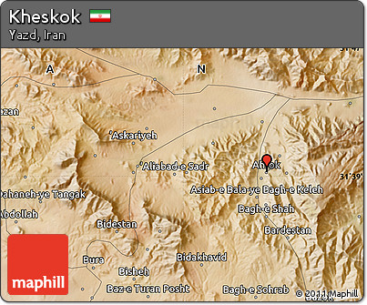 Satellite Map of Kheskok