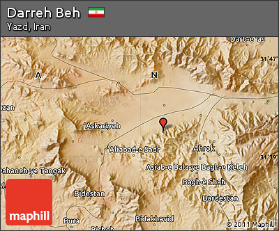 Satellite Map of Darreh Beh