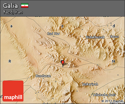 Satellite Map of Galia