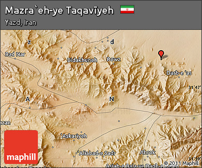 Satellite Map of Mazra`eh-ye Taqavīyeh