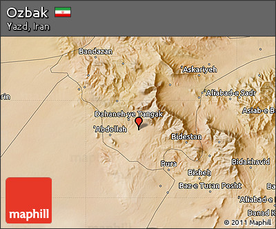 Satellite Map of Ozbak