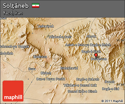Satellite Map of Solţāneb