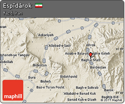 Shaded Relief Map of Espīdārok