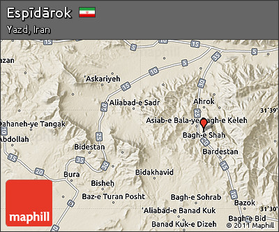 Shaded Relief Map of Espīdārok