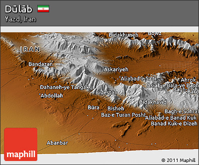 Physical Panoramic Map of Dūlāb