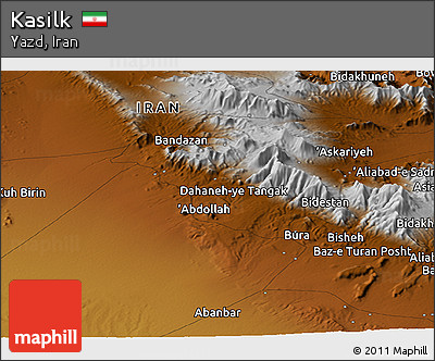 Physical Panoramic Map of Kasilk