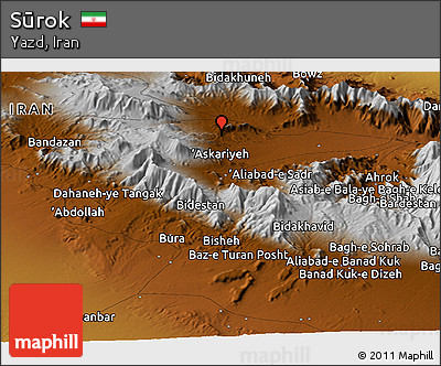 Physical Panoramic Map of Sūrok