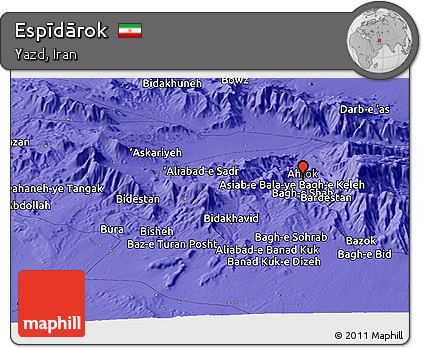 Political Panoramic Map of Espīdārok