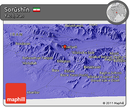 Political Panoramic Map of Sorūshīn