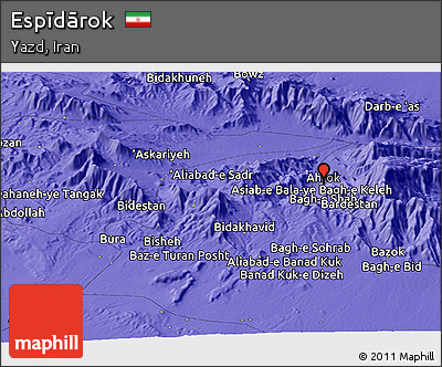 Political Panoramic Map of Espīdārok