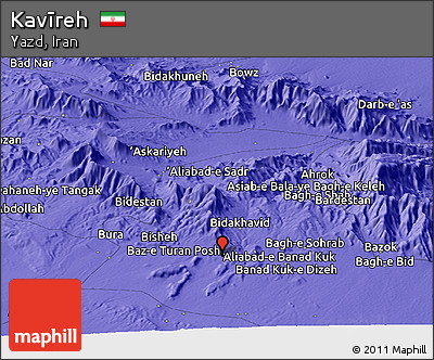 Political Panoramic Map of Kavīreh