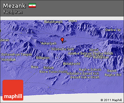 Political Panoramic Map of Mezank