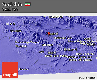 Political Panoramic Map of Sorūshīn