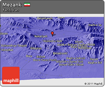 Political Panoramic Map of Mezank