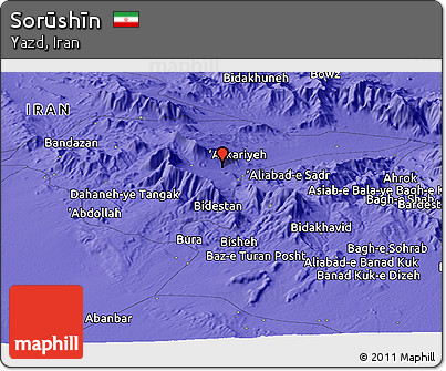 Political Panoramic Map of Sorūshīn