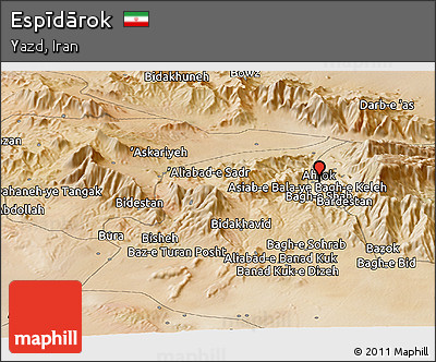 Satellite Panoramic Map of Espīdārok