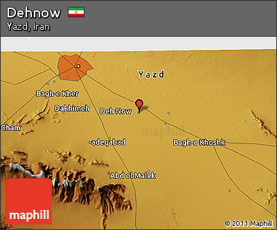 Physical 3D Map of Dehnow