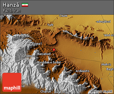 Physical 3D Map of Hanzā