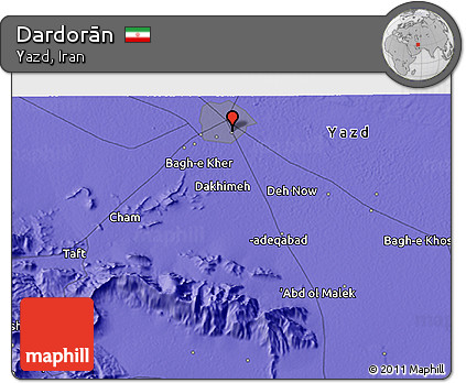 Political 3D Map of Dardorān