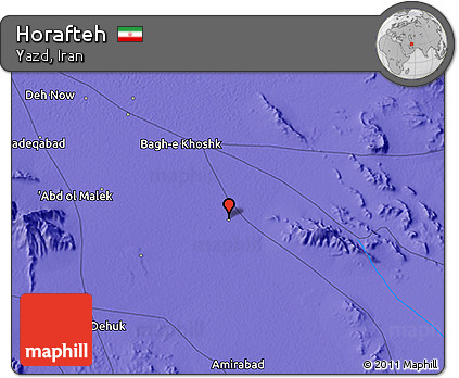 Political 3D Map of Horafteh