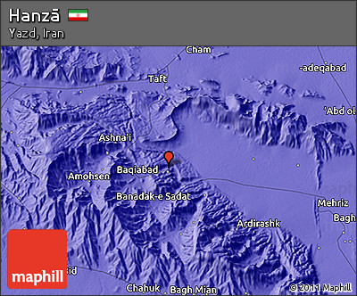 Political 3D Map of Hanzā