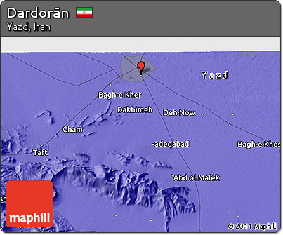 Political 3D Map of Dardorān