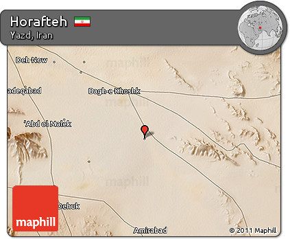 Satellite 3D Map of Horafteh