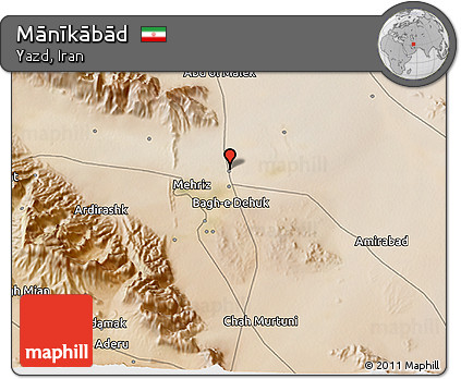Satellite 3D Map of Mānīkābād