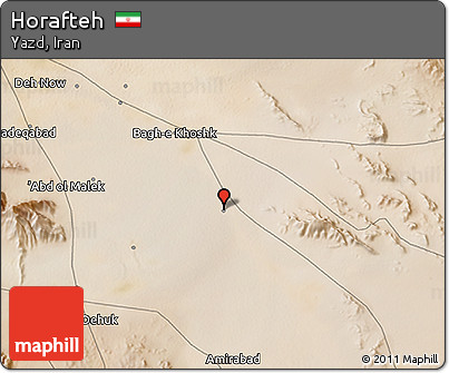 Satellite 3D Map of Horafteh