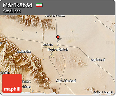 Satellite 3D Map of Mānīkābād