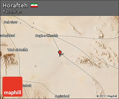 Satellite 3D Map of Horafteh