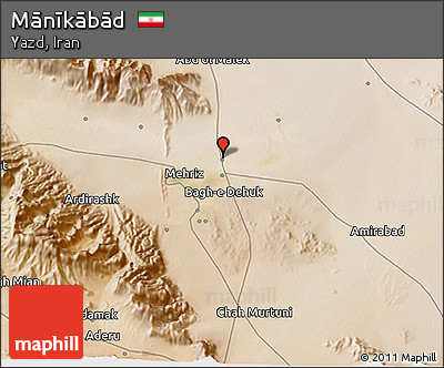 Satellite 3D Map of Mānīkābād