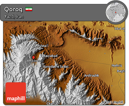 Physical Map of Qoroq