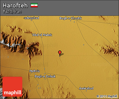 Physical Map of Harofteh